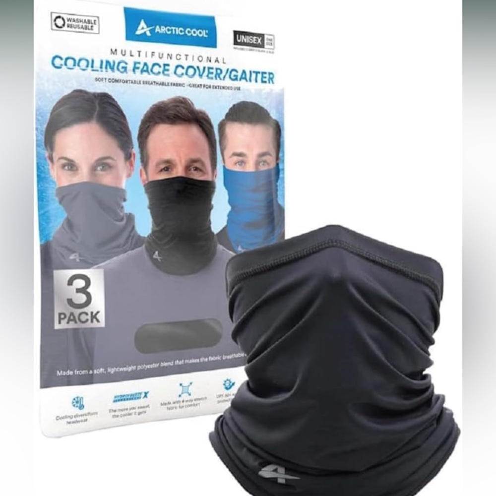 3 Pack Cooling Face Covering Gaitor